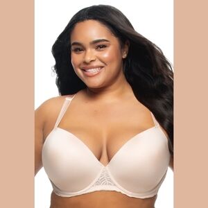 Sz 42DD Sugar Baby Paramour "Carolina" Seamless T-back Bra